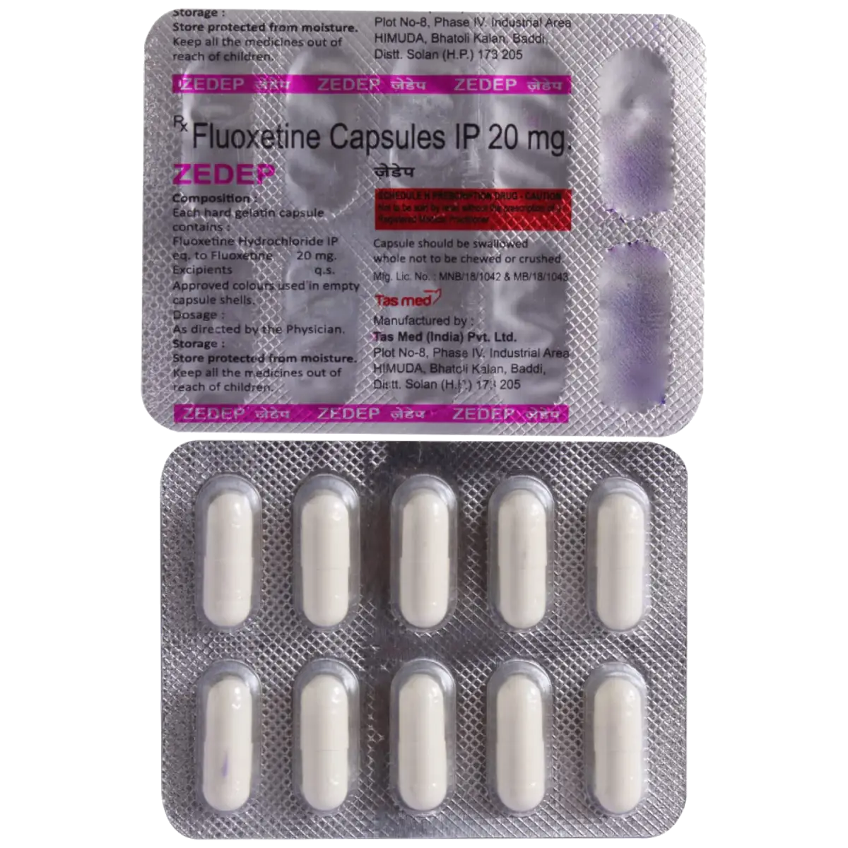 Zedep 20mg Capsule